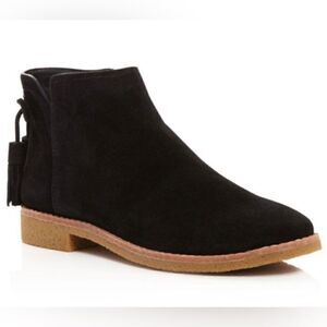 Kate Spade New York Belleville Too Suede Black Booties size 6.5
